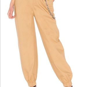 Tan iamgia pants with chain